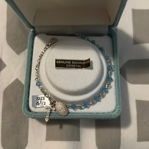 Swavorski Crystal Cross Bracelet by HMH